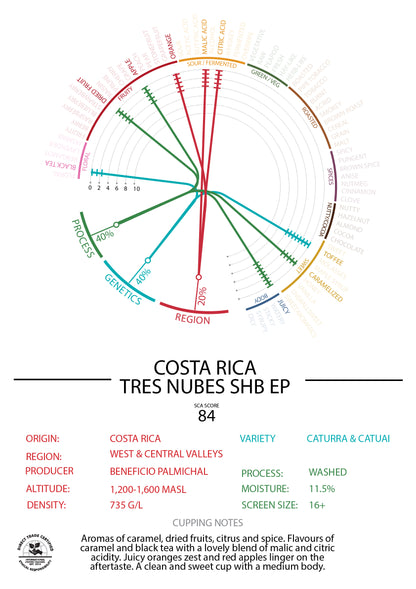 Costa Rica - Tres Nubes - "SHB EP" Washed