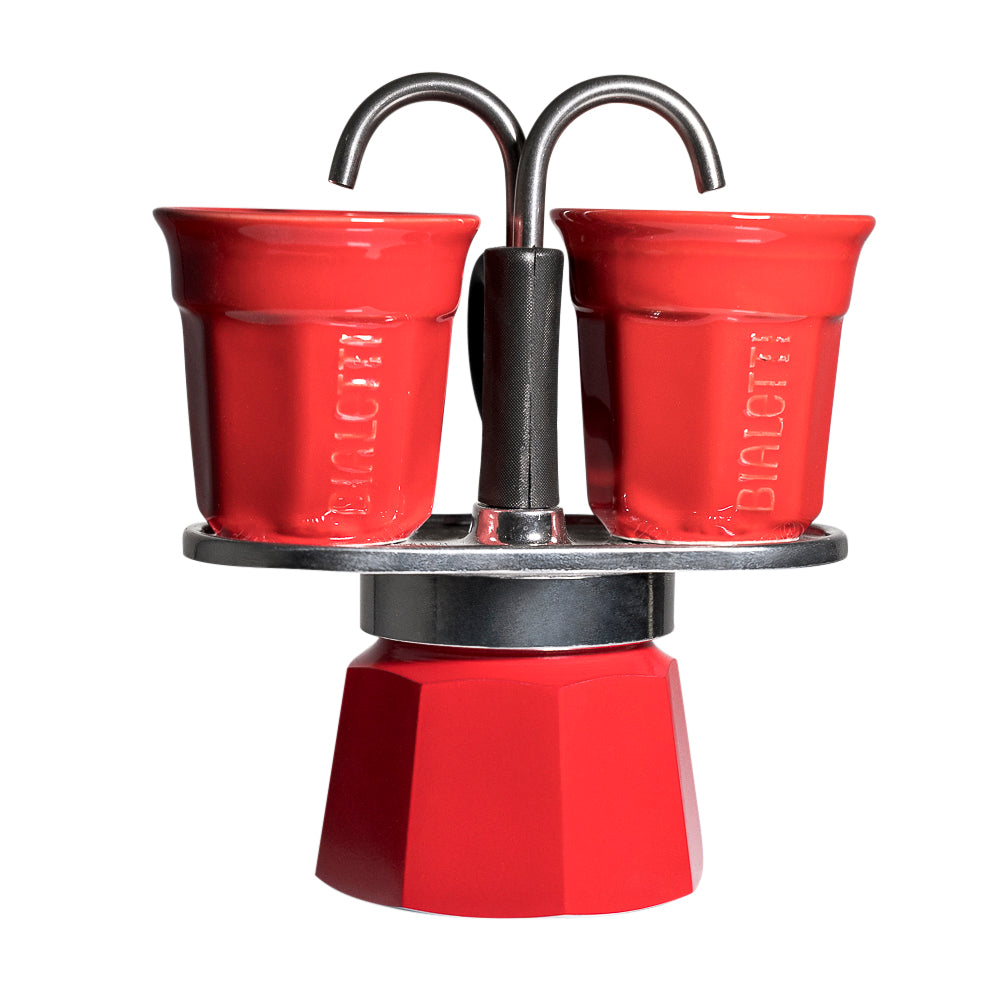 Bialetti Mini Exp Red Set - 2 Cup